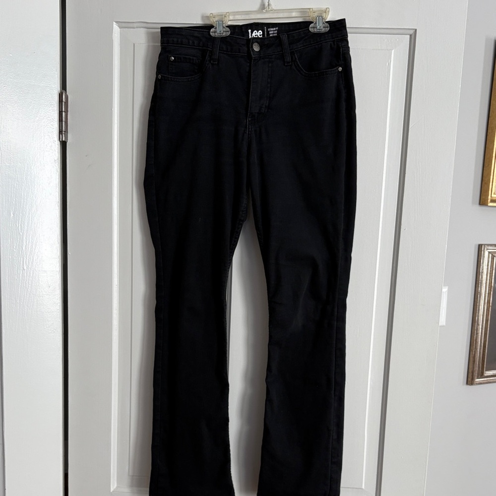 Lee Midnight Black Denim Pants Size 10m
